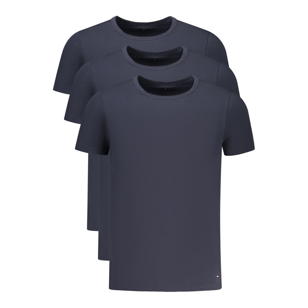 TOMMY HILFIGER - T-SHIRTS HOMME BLEUS X3 EN COTON | COLLEKT PARIS