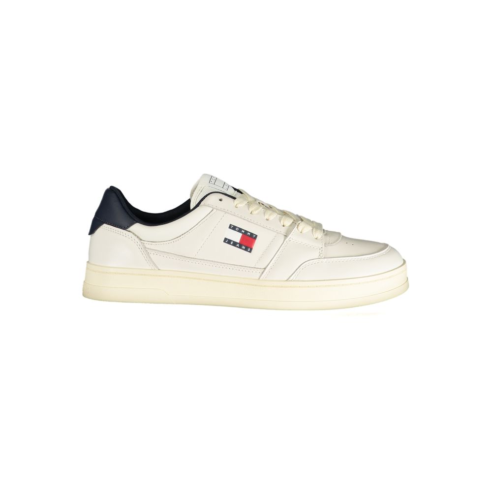 TOMMY HILFIGER - SNEAKERS HOMME BLANCHES EN CUIR | COLLEKT PARIS