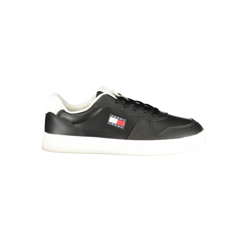 TOMMY HILFIGER - SNEAKERS NOIRES À DÉTAILS BLANCS | COLLEKT PARIS