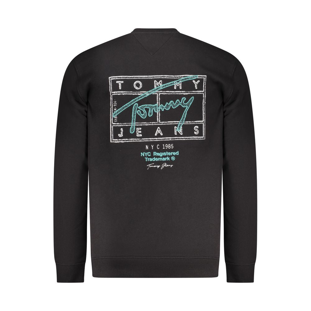 TOMMY HILFIGER - SWEATSHIRT HOMME NOIR EN COTON | COLLEKT PARIS