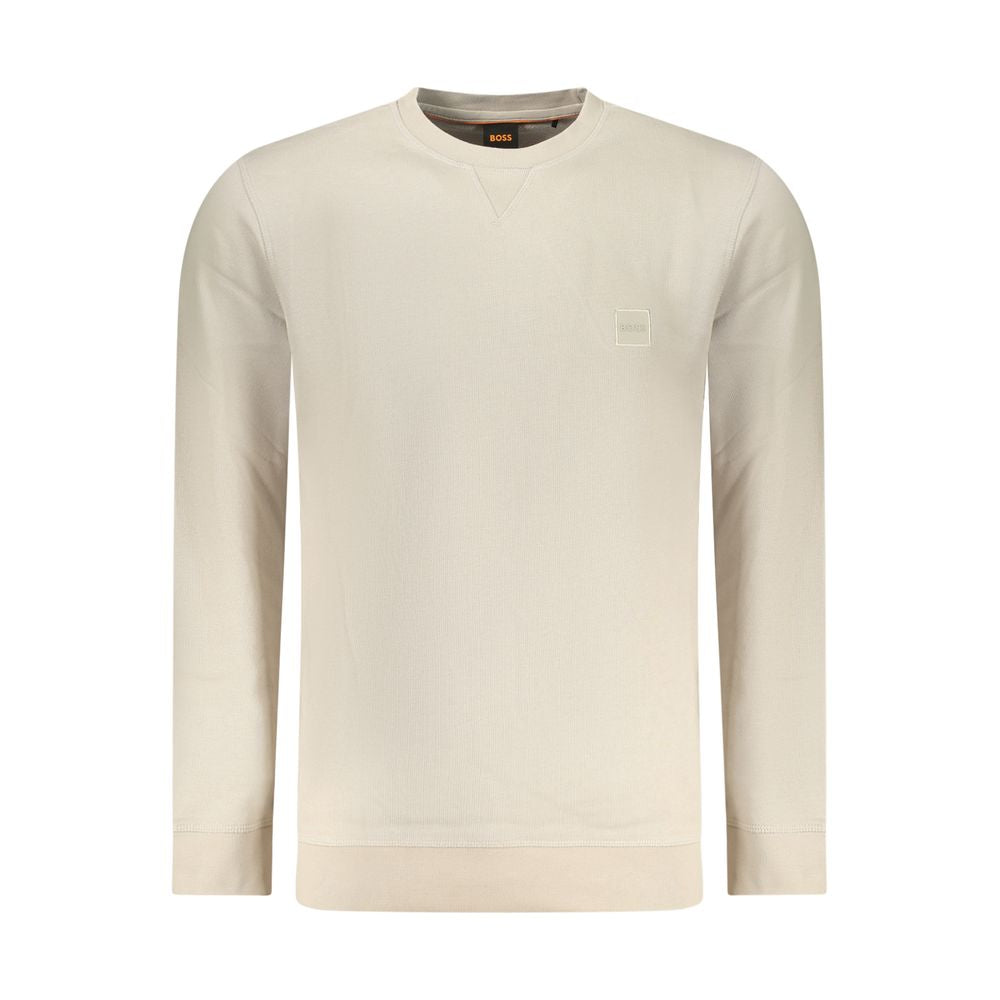 BOSS - SWEATSHIRT HOMME BEIGE | COLLEKT PARIS
