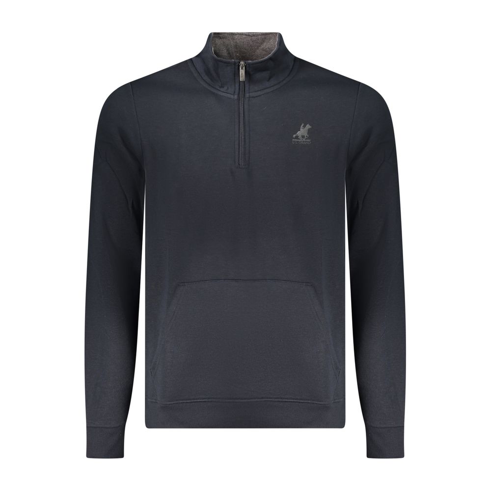 U.S. GRAND - SWEAT HOMME BLEU DEMI-ZIP | COLLEKT PARIS