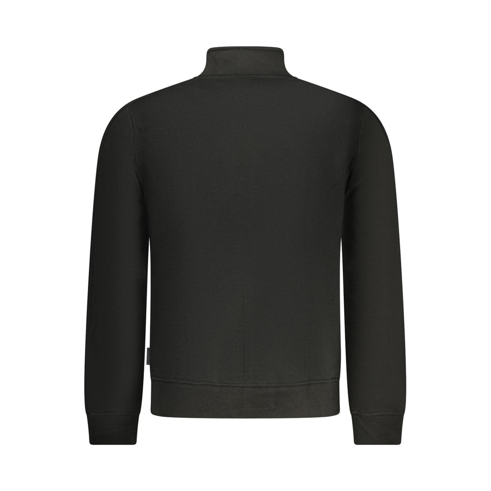 U.S. GRAND - SWEAT ZIPPÉ HOMME NOIR LOGO BRODÉ | COLLEKT PARIS