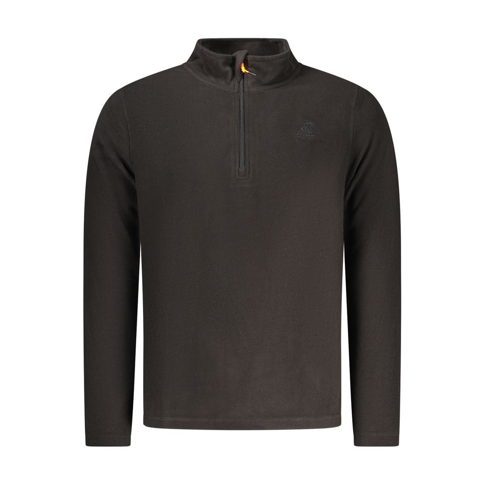 U.S. GRAND - SWEAT POLAIRE HOMME NOIR DEMI-ZIP | COLLEKT PARIS