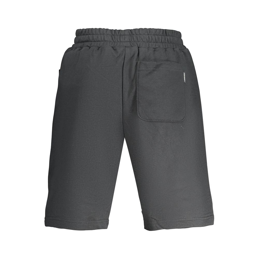 CONVERSE - SHORT HOMME NOIR LOGO APPLIQUÉ | COLLEKT PARIS