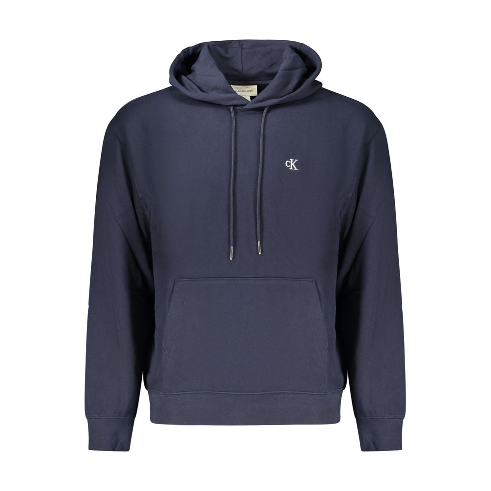 CALVIN KLEIN - SWEAT À CAPUCHE HOMME BLEU EN COTON | COLLEKT PARIS