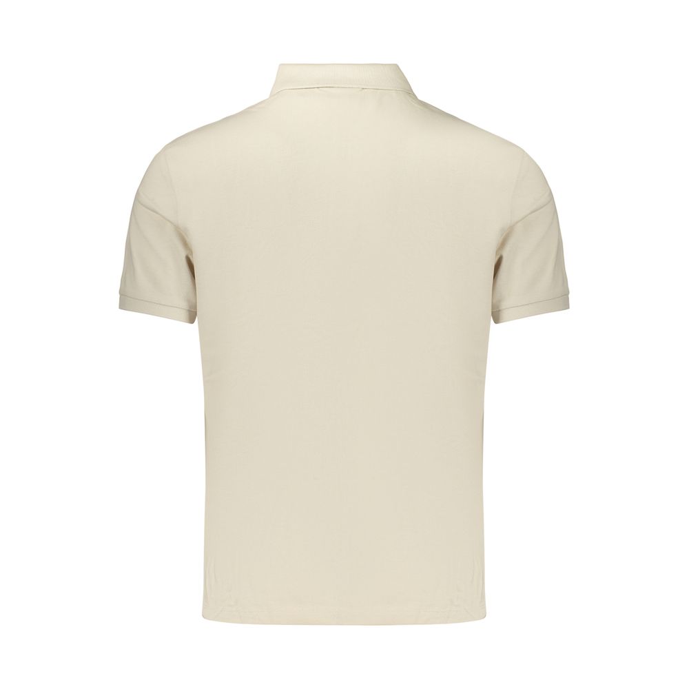 CALVIN KLEIN - POLO HOMME BEIGE EN COTON | COLLEKT PARIS