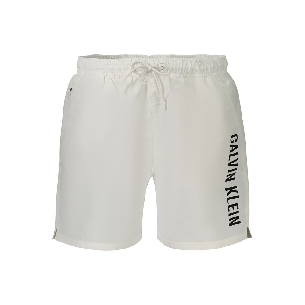 CALVIN KLEIN - SHORT DE BAIN HOMME BLANC | COLLEKT PARIS