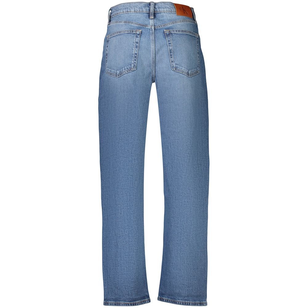 CALVIN KLEIN - JEAN FEMME BLEU HIGH RISE TAPERED | COLLEKT PARIS