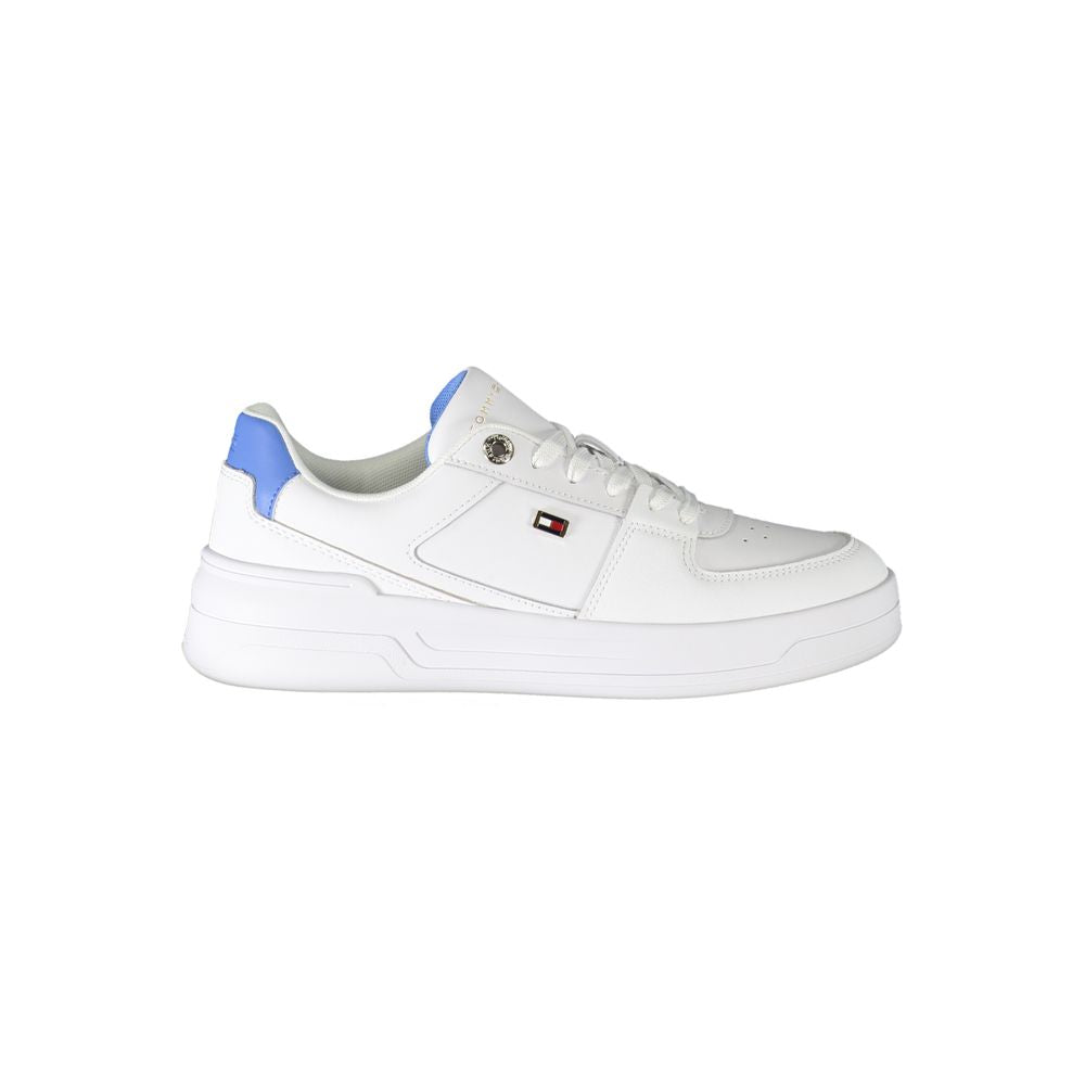 TOMMY HILFIGER - SNEAKERS FEMME BLANCHES EN CUIR | COLLEKT PARIS