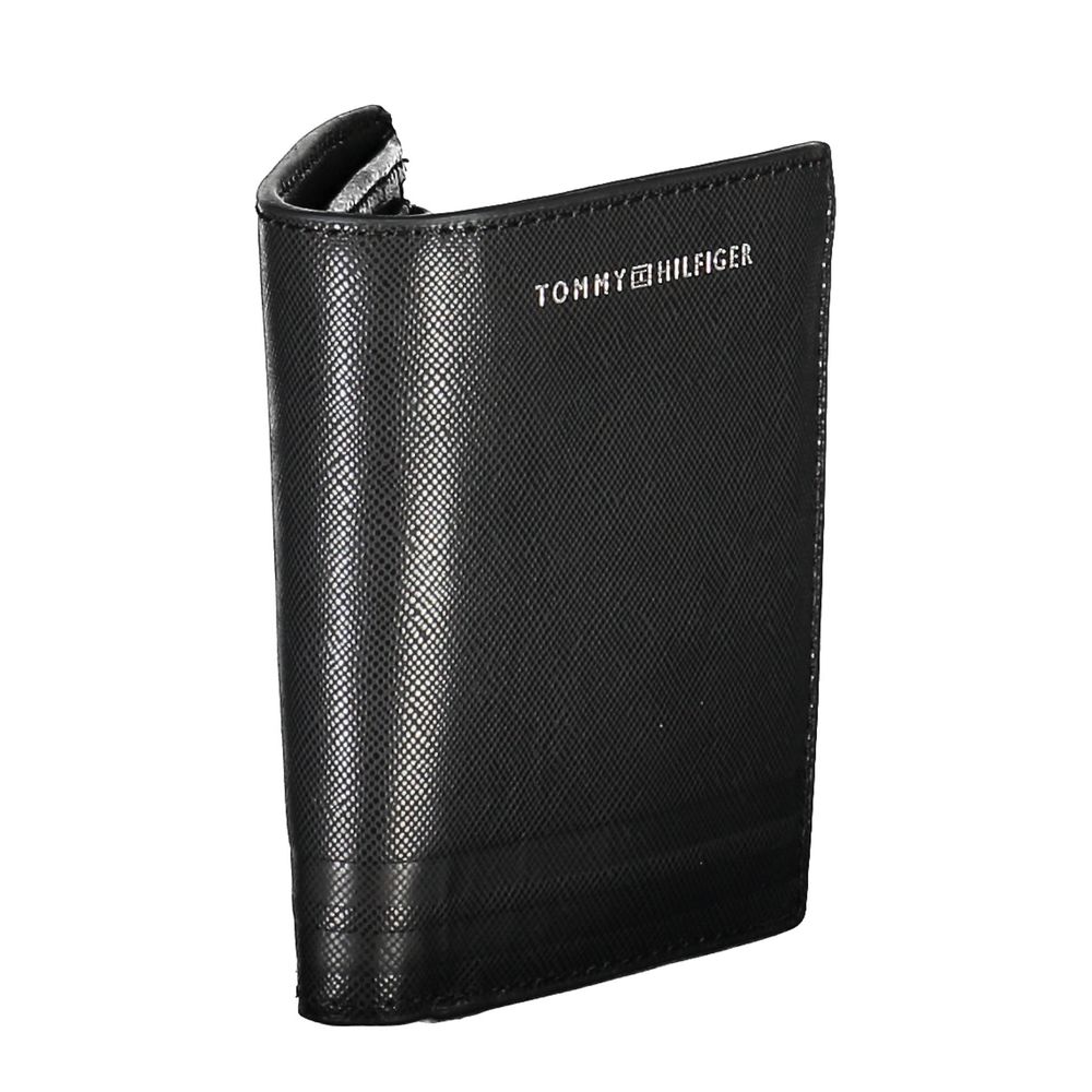 TOMMY HILFIGER - PORTEFEUILLE HOMME NOIR EN CUIR | COLLEKT PARIS