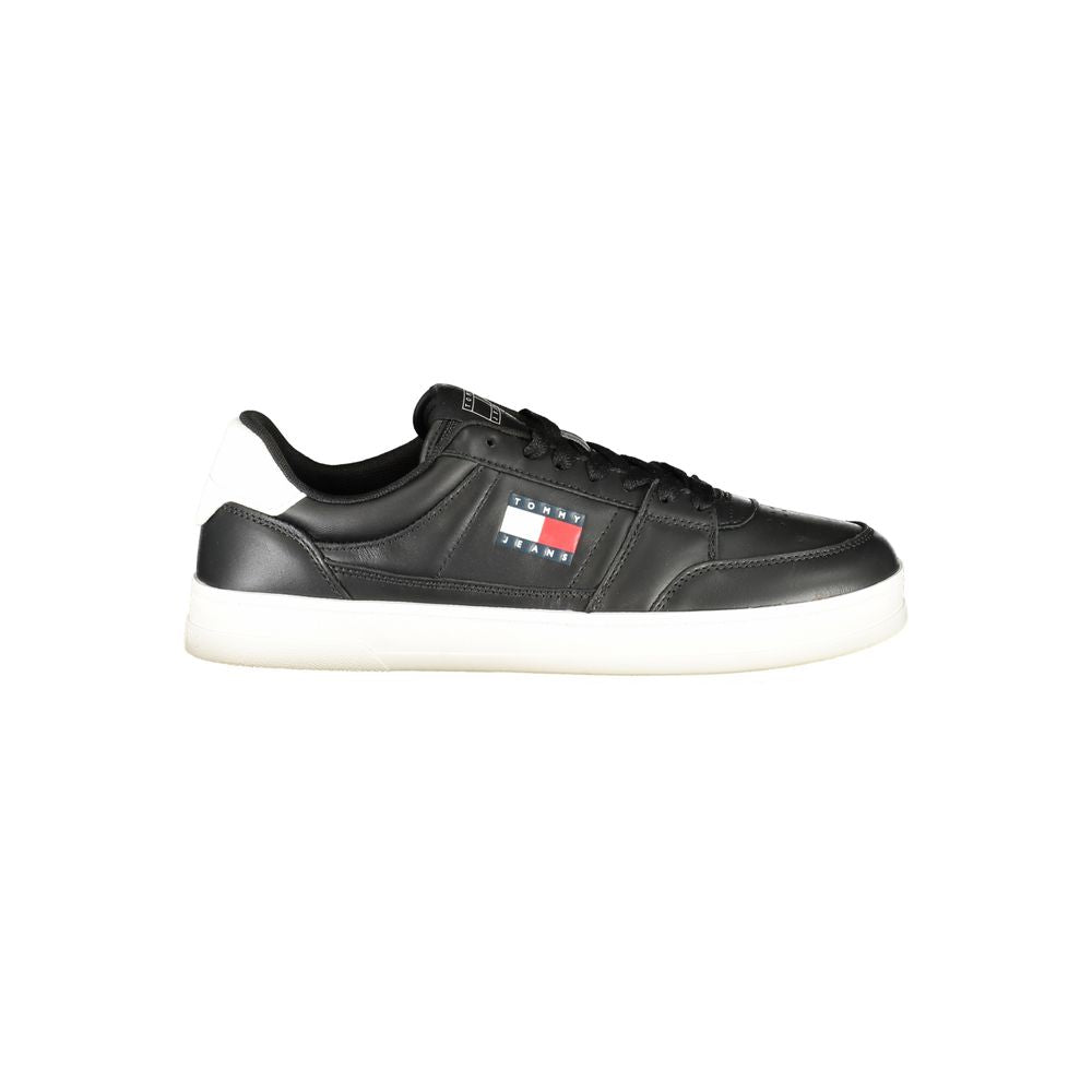 TOMMY HILFIGER - SNEAKERS HOMME NOIRES EN CUIR | COLLEKT PARIS