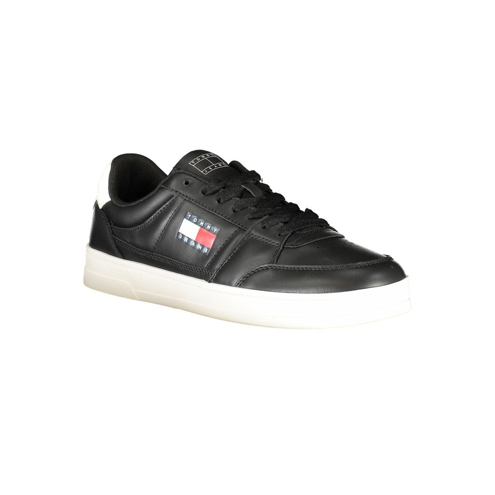 TOMMY HILFIGER - SNEAKERS HOMME NOIRES EN CUIR | COLLEKT PARIS