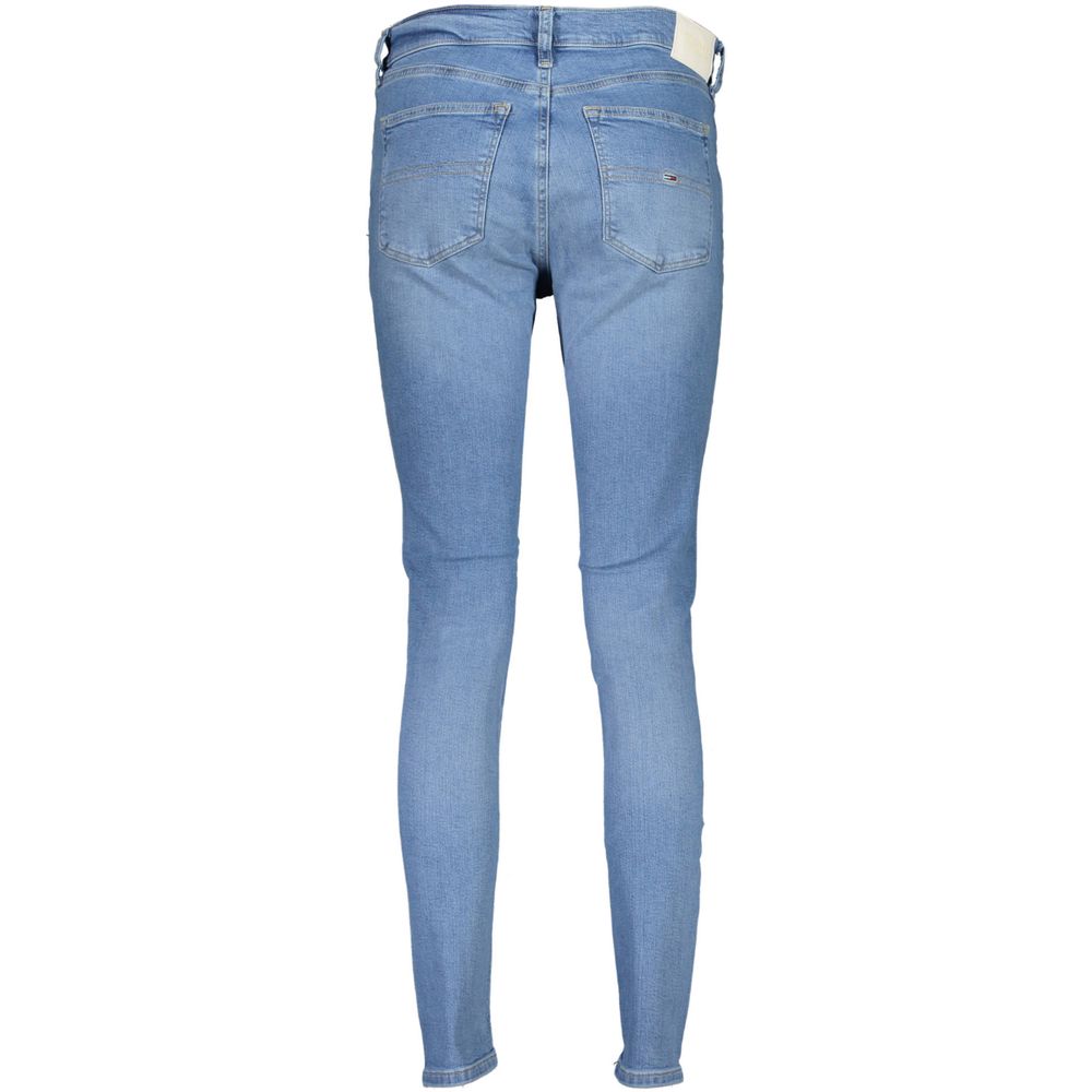 TOMMY HILFIGER - JEAN SKINNY FEMME BLEU CLAIR NORA MID RISE | COLLEKT PARIS