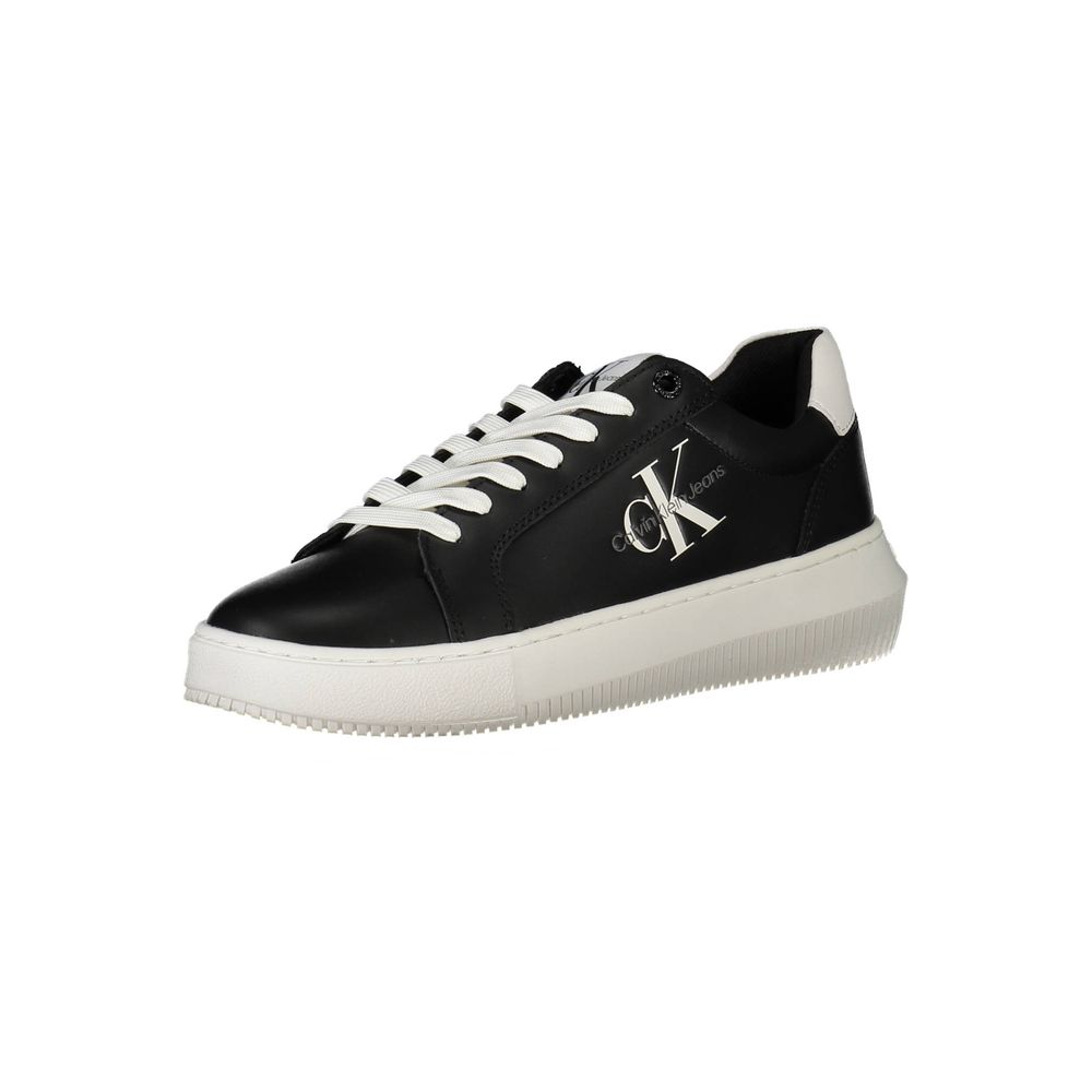 CALVIN KLEIN - SNEAKERS FEMME NOIRES EN CUIR | COLLEKT PARIS