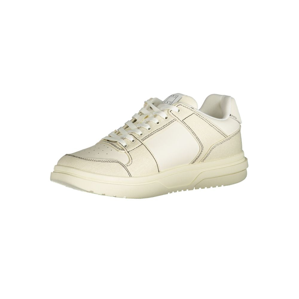 TOMMY HILFIGER - SNEAKERS HOMME BLANCHES EN CUIR | COLLEKT PARIS