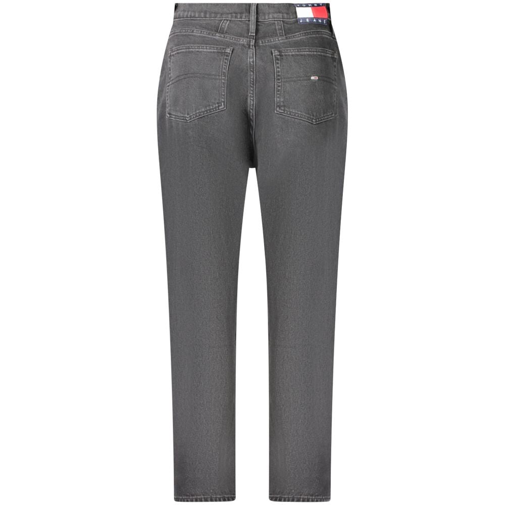 TOMMY HILFIGER - JEAN MOM TAPERED FEMME NOIR | COLLEKT PARIS