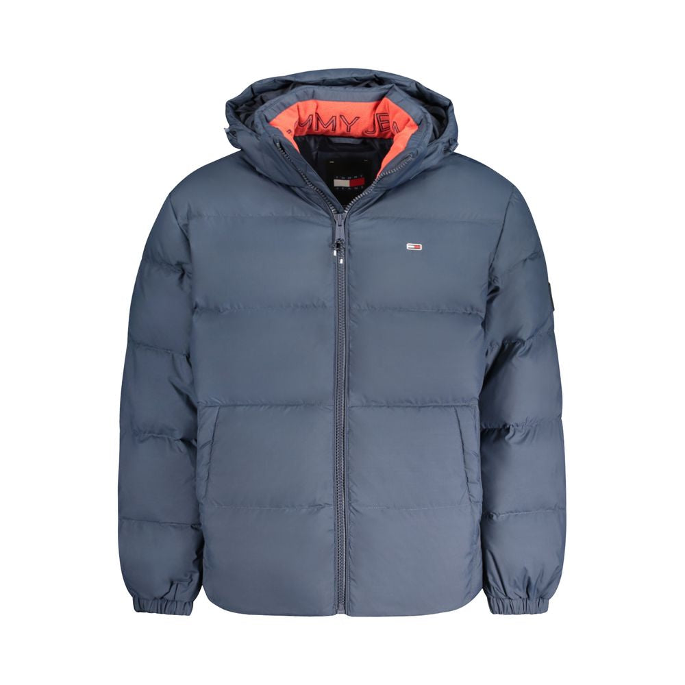 TOMMY HILFIGER - VESTE HOMME BLEUE À CAPUCHE AMOVIBLE | COLLEKT PARIS