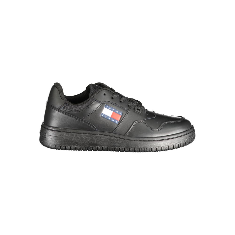 TOMMY HILFIGER - SNEAKERS FEMME NOIRES EN CUIR | COLLEKT PARIS
