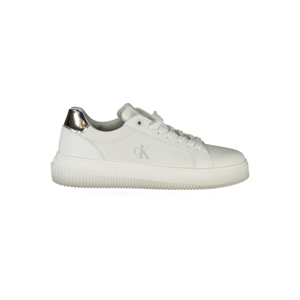 CALVIN KLEIN - SNEAKERS FEMME BLANCHES CHUNKY | COLLEKT PARIS