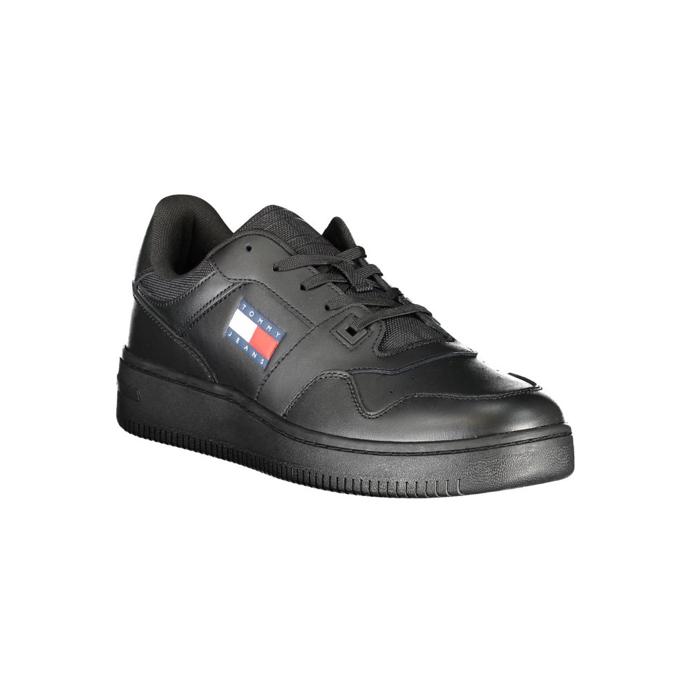 TOMMY HILFIGER - SNEAKERS HOMME NOIRES EN CUIR | COLLEKT PARIS