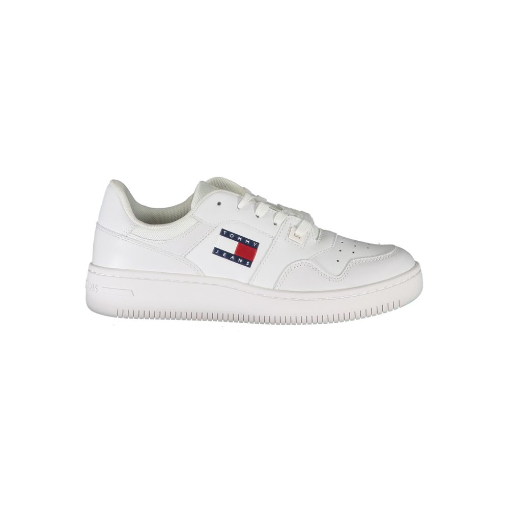TOMMY HILFIGER - SNEAKERS FEMME BLANCHES EN CUIR | COLLEKT PARIS