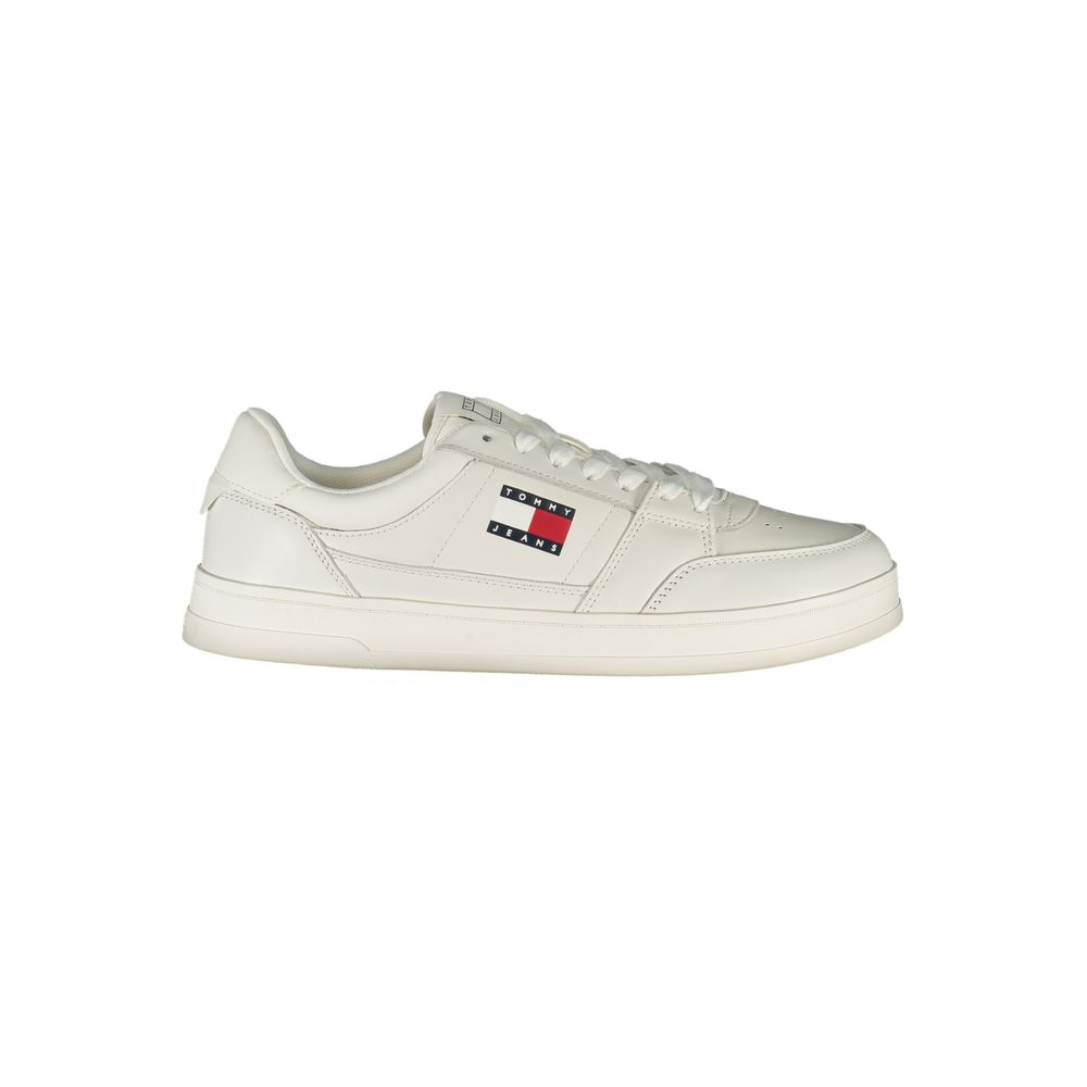 TOMMY HILFIGER - SNEAKERS HOMME BLANCHES EN CUIR | COLLEKT PARIS