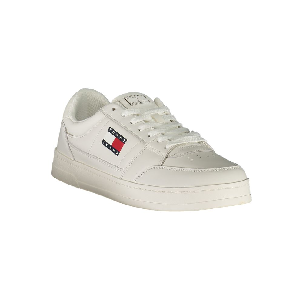 TOMMY HILFIGER - SNEAKERS HOMME BLANCHES EN CUIR | COLLEKT PARIS