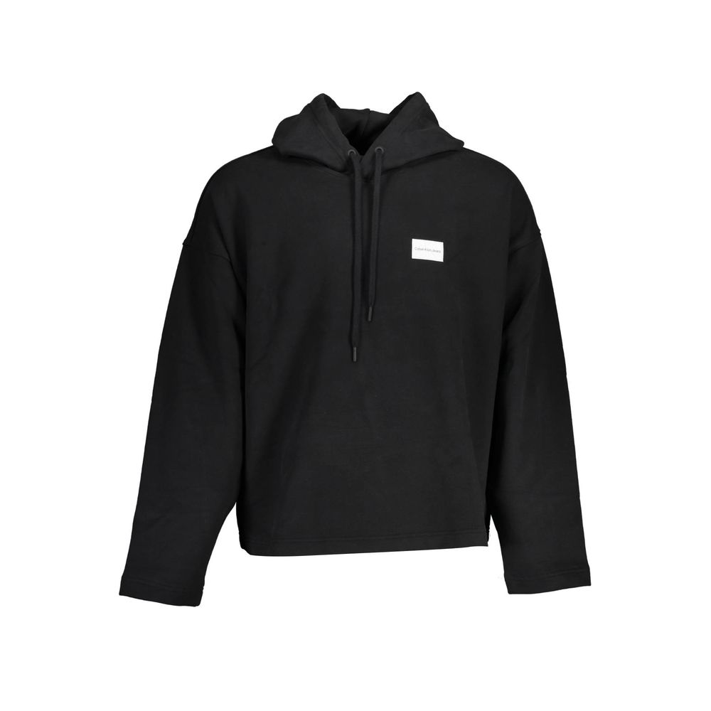 CALVIN KLEIN - SWEAT À CAPUCHE HOMME NOIR | COLLEKT PARIS
