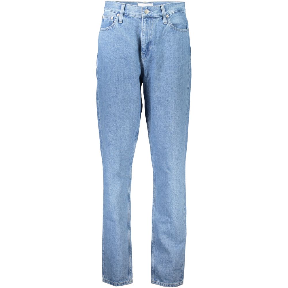 CALVIN KLEIN - JEAN MOM FEMME BLEU CLAIR | COLLEKT PARIS