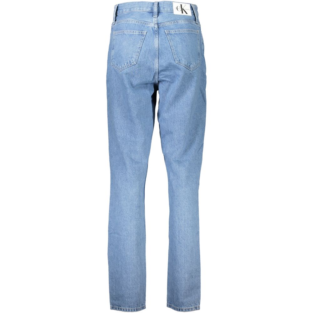 CALVIN KLEIN - JEAN MOM FEMME BLEU CLAIR | COLLEKT PARIS