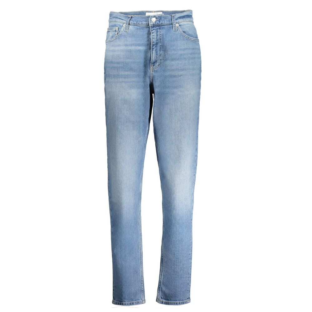 CALVIN KLEIN - JEAN MOM FEMME BLEU CLAIR | COLLEKT PARIS