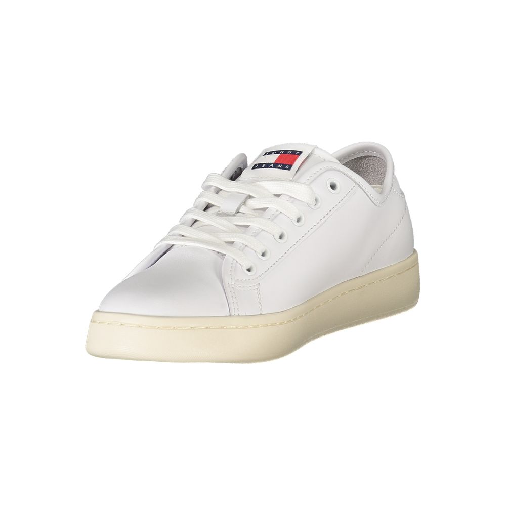 TOMMY HILFIGER - SNEAKERS FEMME BLANCHES EN CUIR | COLLEKT PARIS