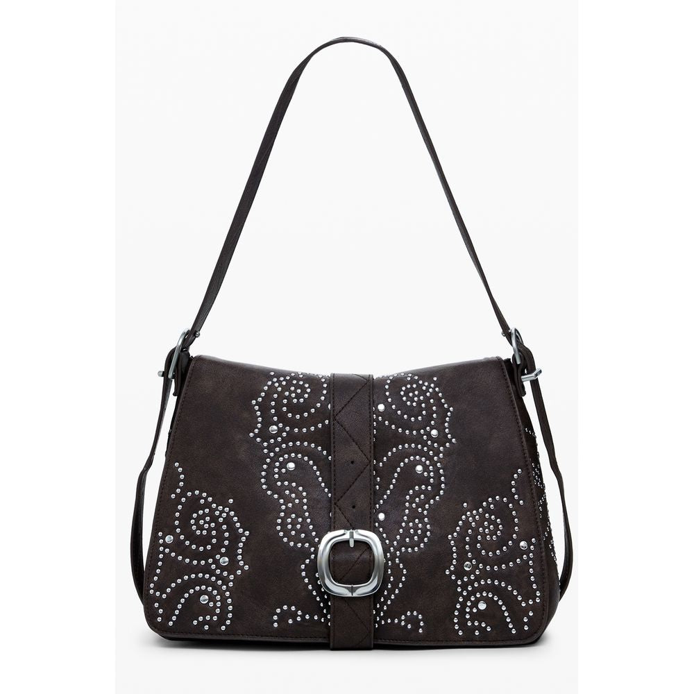 DESIGUAL - SAC À MAIN FEMME MARRON POKER FACE POSADAS | COLLEKT PARIS