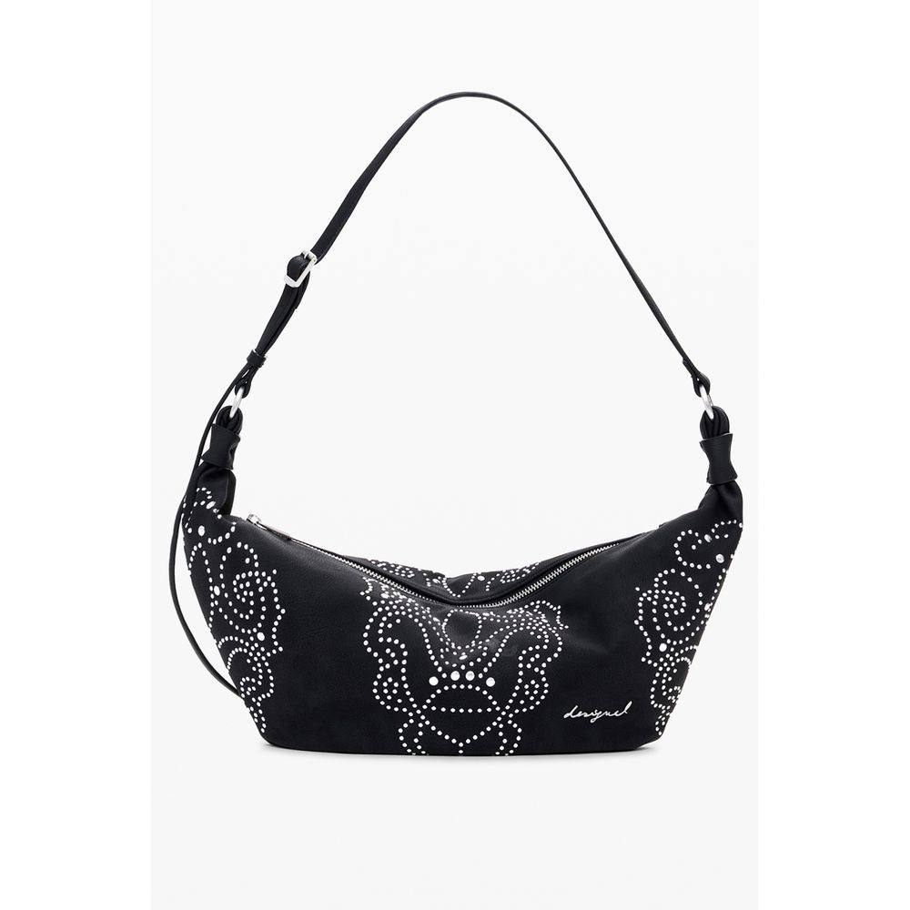 DESIGUAL - SAC À MAIN FEMME NOIR MUNSTER POKER FACE | COLLEKT PARIS
