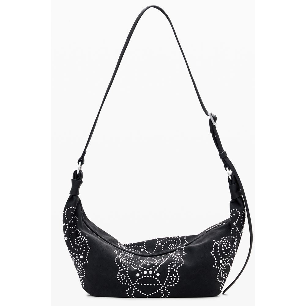 DESIGUAL - SAC À MAIN FEMME NOIR MUNSTER POKER FACE | COLLEKT PARIS