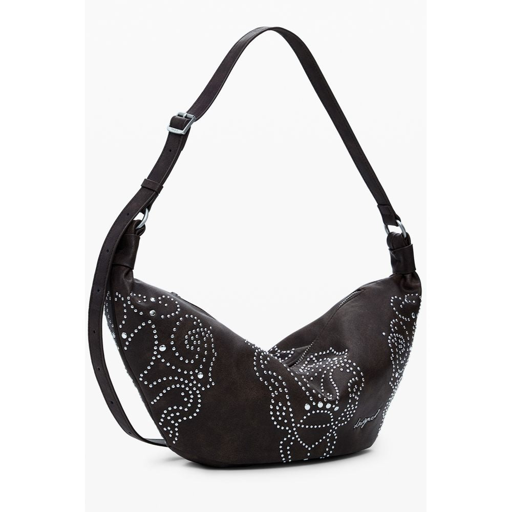 DESIGUAL - SAC À MAIN FEMME MARRON MUNSTER POKER FACE | COLLEKT PARIS