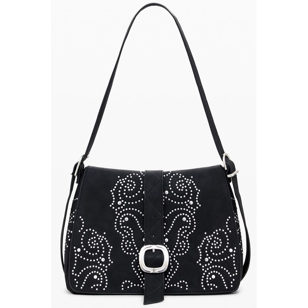 DESIGUAL - SAC À MAIN FEMME NOIR HALF AFRICA LOGO | COLLEKT PARIS