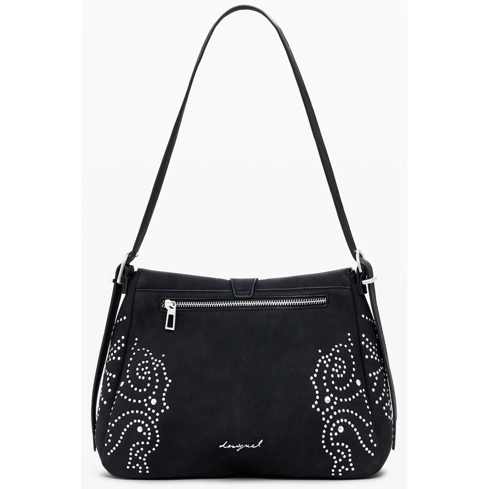 DESIGUAL - SAC À MAIN FEMME NOIR HALF AFRICA LOGO | COLLEKT PARIS