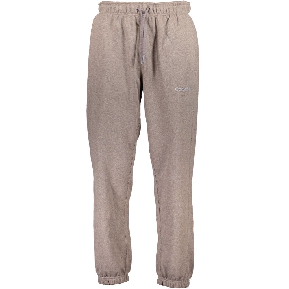 CALVIN KLEIN - JOGGER HOMME MARRON LOGO BRODÉ | COLLEKT PARIS