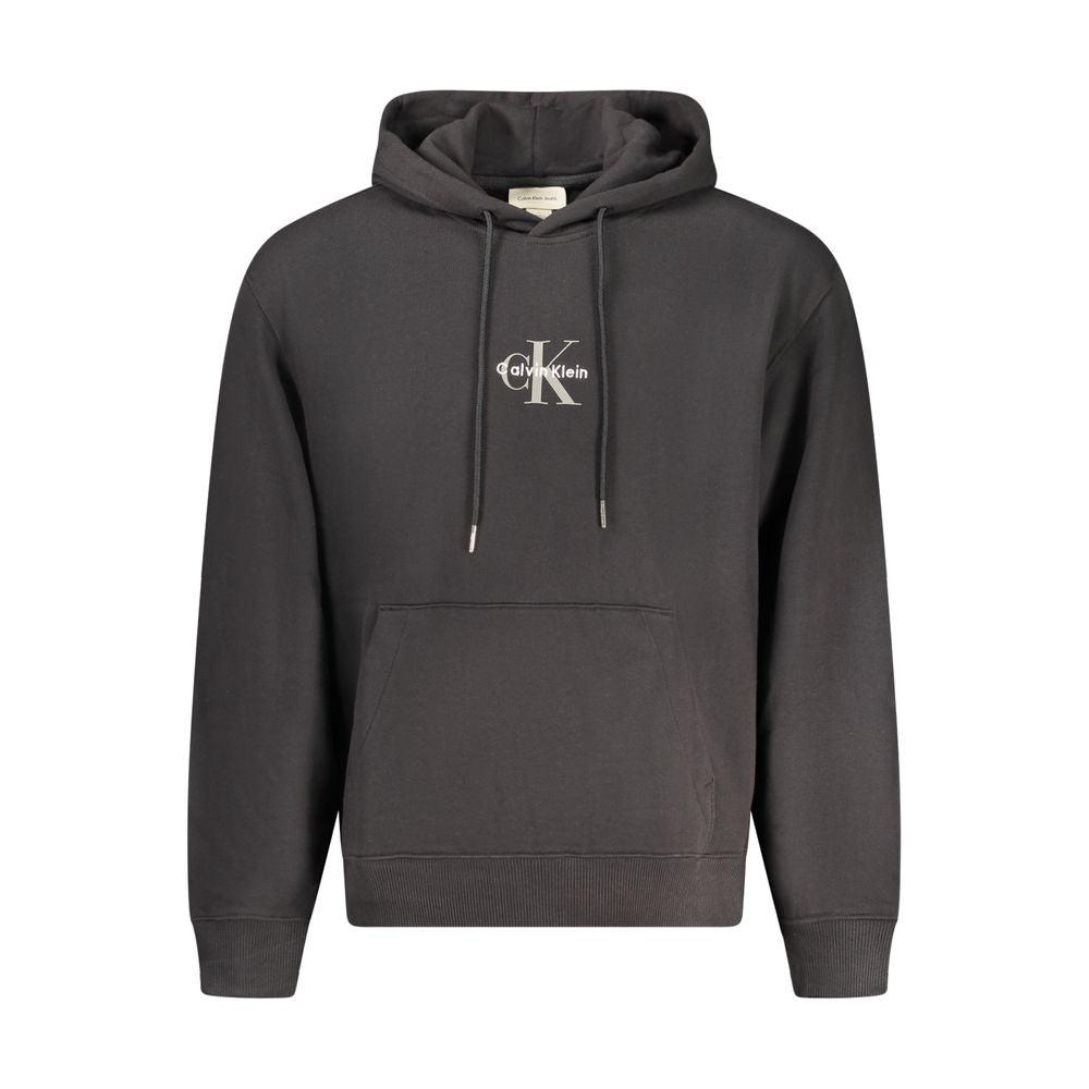 CALVIN KLEIN - SWEAT À CAPUCHE HOMME NOIR | COLLEKT PARIS