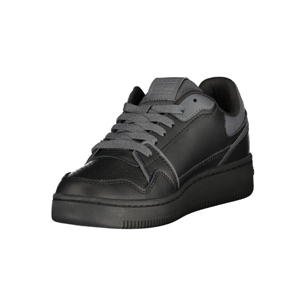 TOMMY HILFIGER - SNEAKERS FEMME NOIRES À DÉTAILS GRIS | COLLEKT PARIS