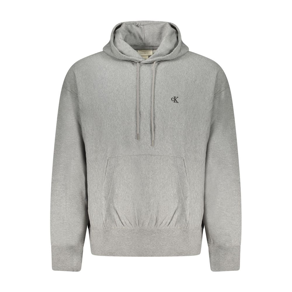 CALVIN KLEIN - SWEAT À CAPUCHE HOMME GRIS | COLLEKT PARIS