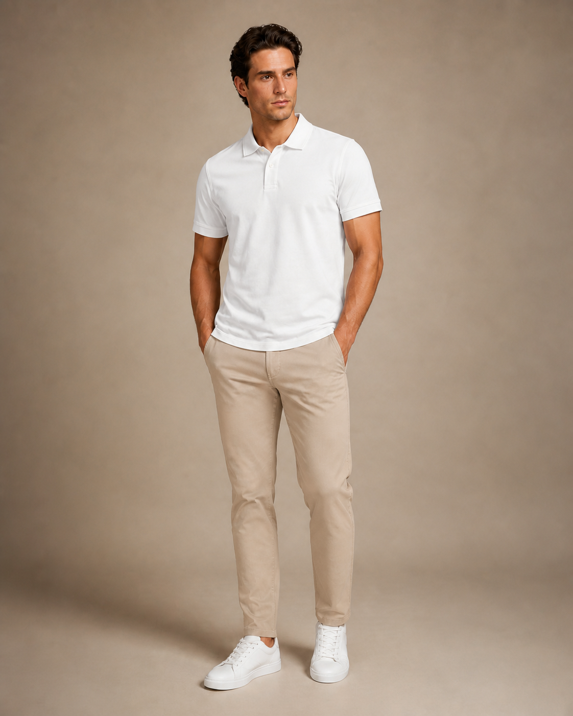 CALVIN KLEIN - POLO HOMME BLANC EN COTON | COLLEKT PARIS