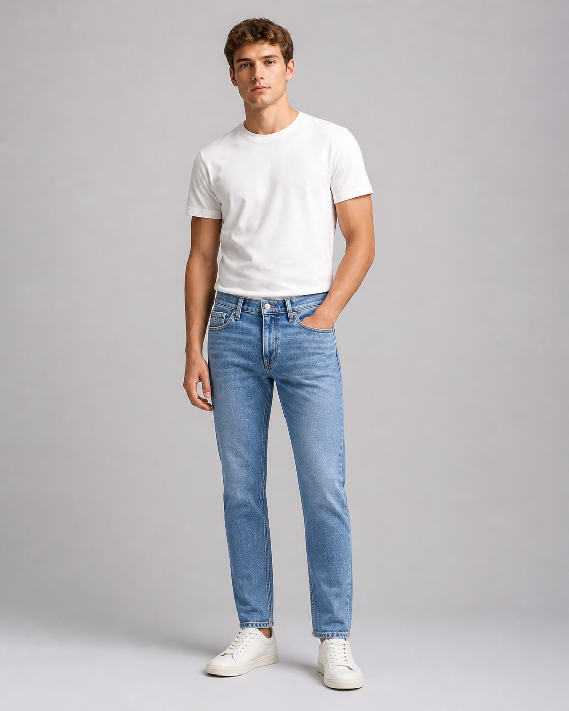 TOMMY HILFIGER - JEAN HOMME BLEU DAD JEANS | COLLEKT PARIS