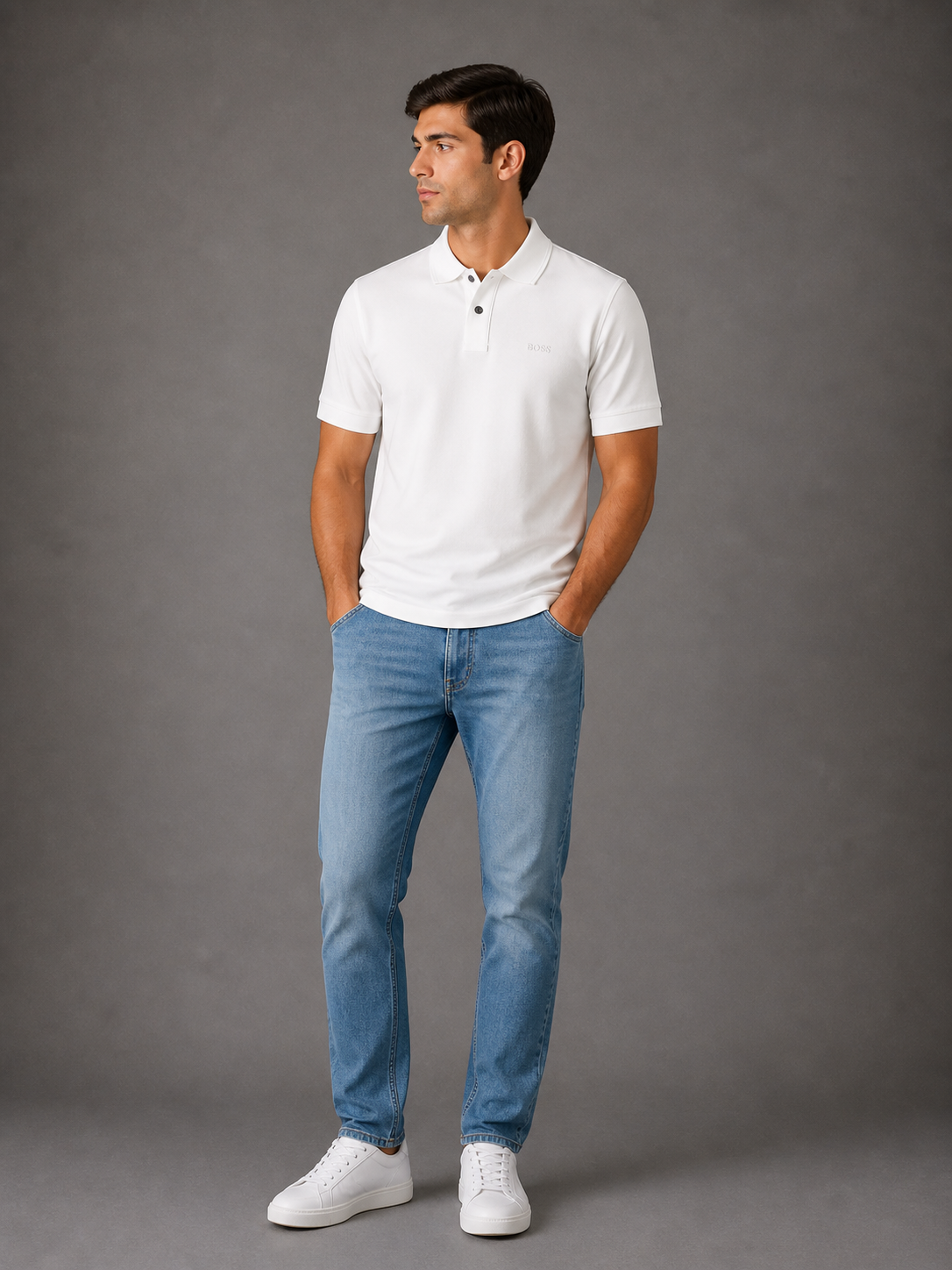 BOSS - POLO HOMME BLANC | COLLEKT PARIS