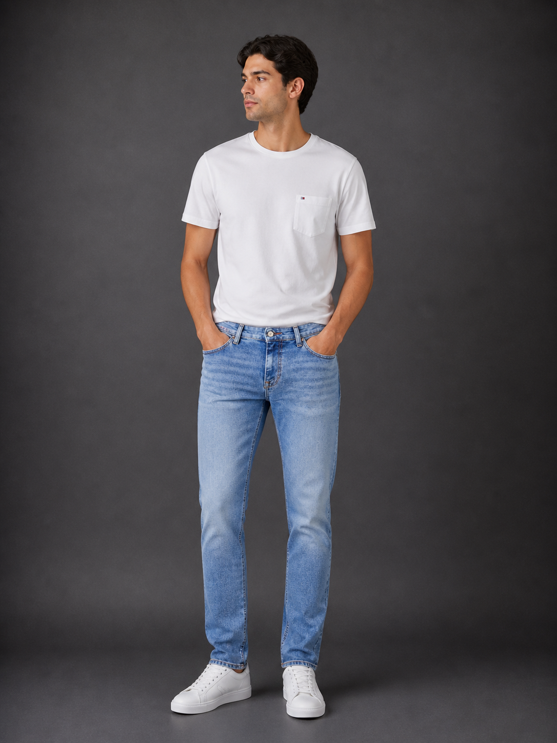 TOMMY HILFIGER - JEAN SLIM HOMME BLEU | COLLEKT PARIS