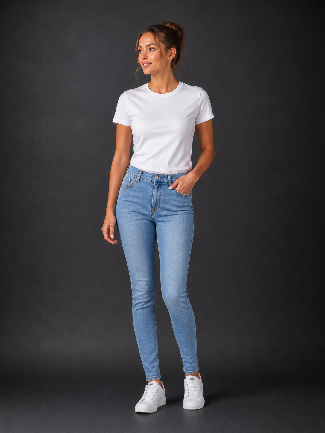 TOMMY HILFIGER - JEAN FEMME SYLVIA SUPER SKINNY BLEU CLAIR | COLLEKT PARIS