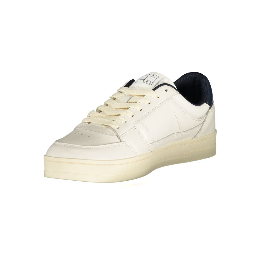 TOMMY HILFIGER - SNEAKERS HOMME BLANCHES EN CUIR | COLLEKT PARIS