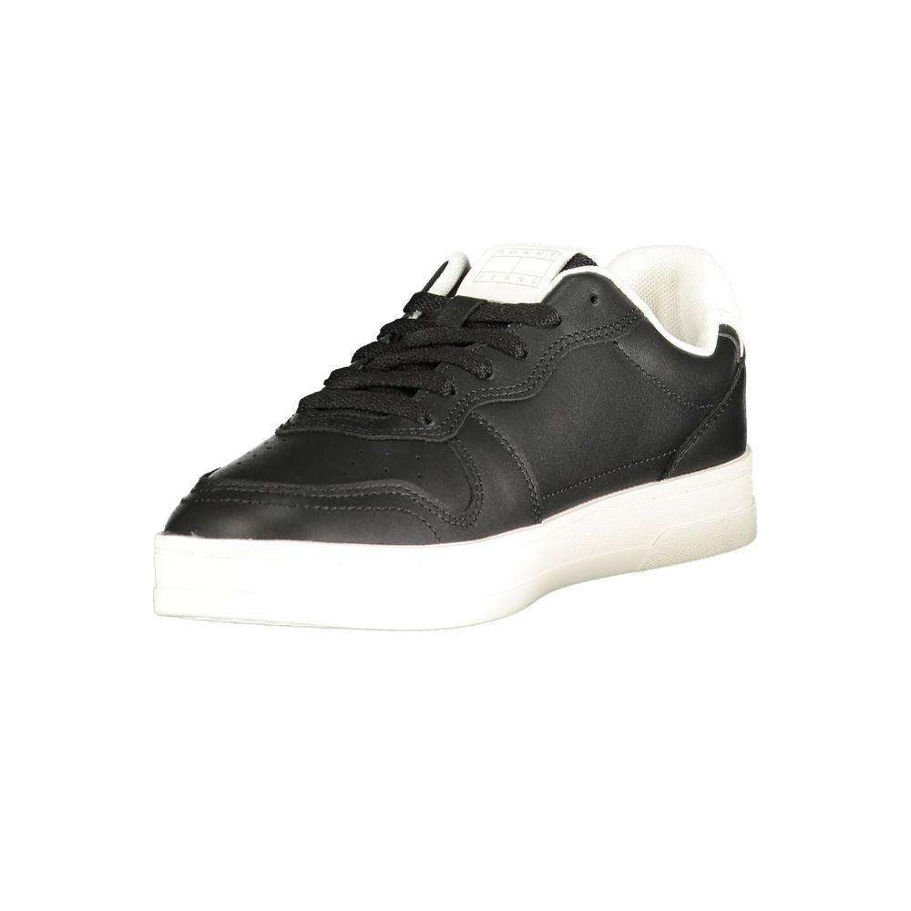 TOMMY HILFIGER - SNEAKERS NOIRES À DÉTAILS BLANCS | COLLEKT PARIS